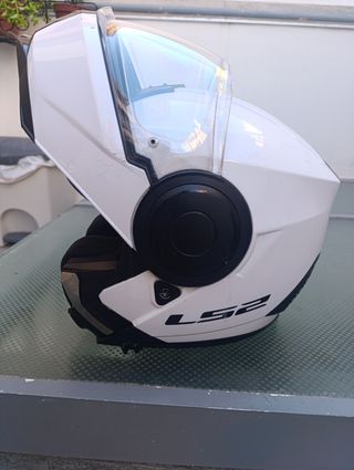 Casco LS2 Blanco y Negro