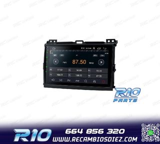 RADIO GPS ANDROID 12 PARA TOYOTA LAND CRUISER 02-09