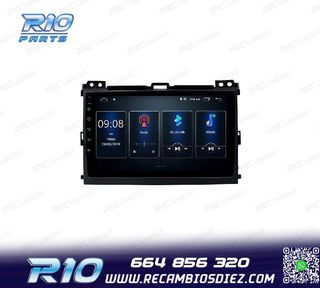 RADIO GPS ANDROID 12 PARA TOYOTA LAND CRUISER 02-09