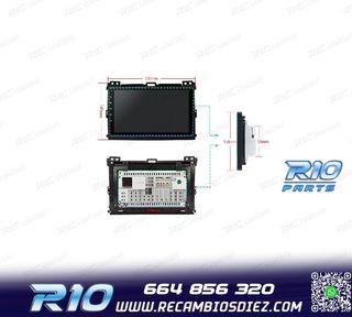 RADIO GPS ANDROID 12 PARA TOYOTA LAND CRUISER 02-09