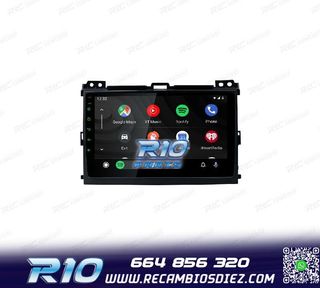 RADIO GPS ANDROID 12 PARA TOYOTA LAND CRUISER 02-09