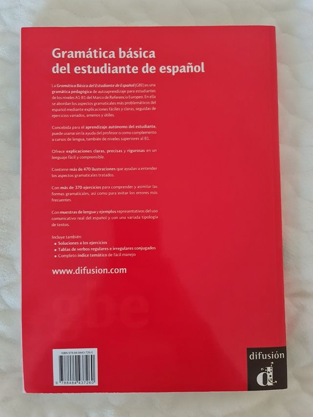 Gramática básica del estudiante de español