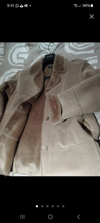 Cazadora Pelliza Beige Talla L