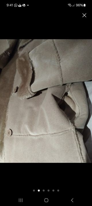 Cazadora Pelliza Beige Talla L
