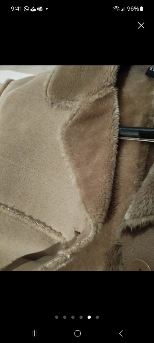 Cazadora Pelliza Beige Talla L