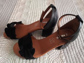 Sandalias Fosco Negras Talla 38