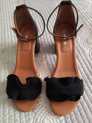 Sandalias Fosco Negras Talla 38