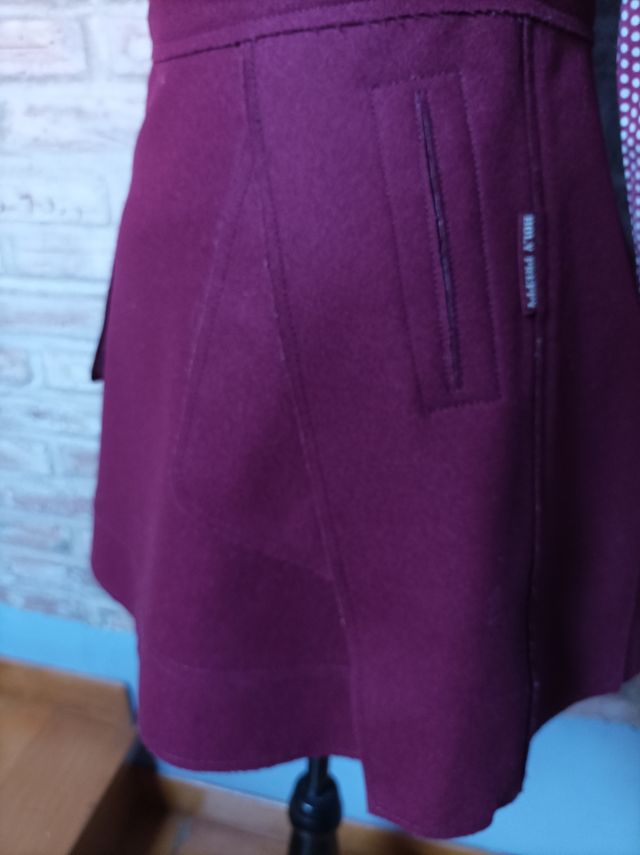 Falda Holly Preppy granate Nueva Temporada