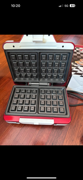 Piastra Waffle Ariete Rossa