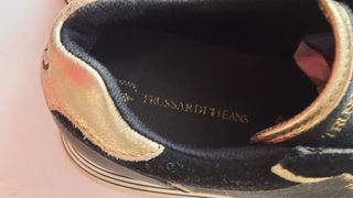 Sneakers Trussardi Jeans Nere e Oro