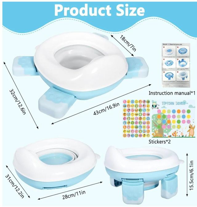 Orinal Infantil 3 en 1 Reductor WC