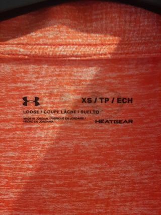 Camiseta deportiva Under Armour naranja