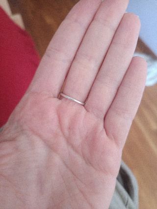 Anillo de plata estilo cadena
talla mediana