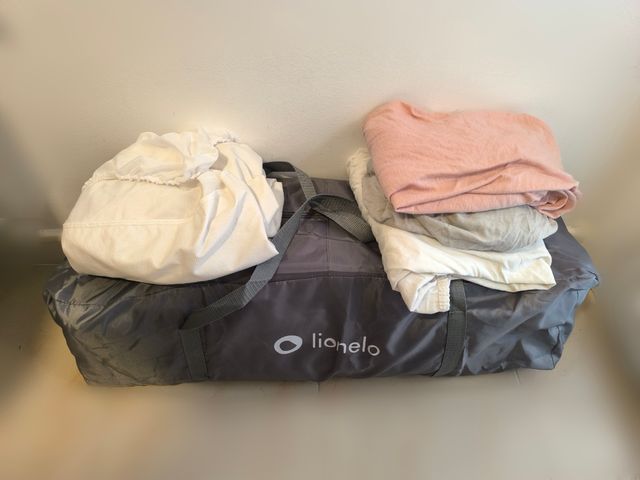 Cuna de viaje Lionelo + complementos