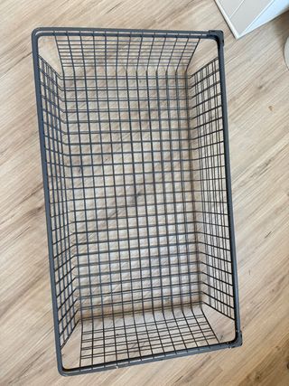 2 Cestas Metálicas Ikea Pax Gris