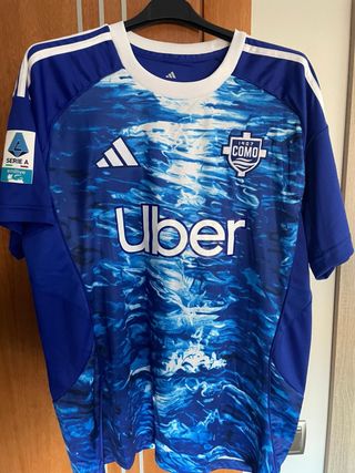 Camiseta Como 1907 Morata 7 Adidas Azul