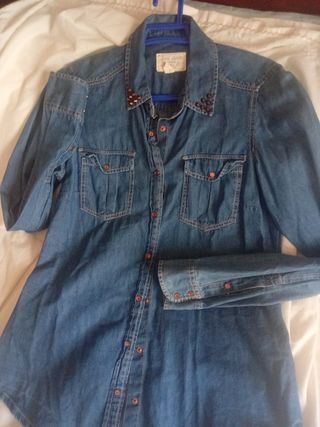 Camisa vaquera Pull&Bear mujer Talla S