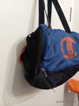 Borsone Champion Blu e Arancione