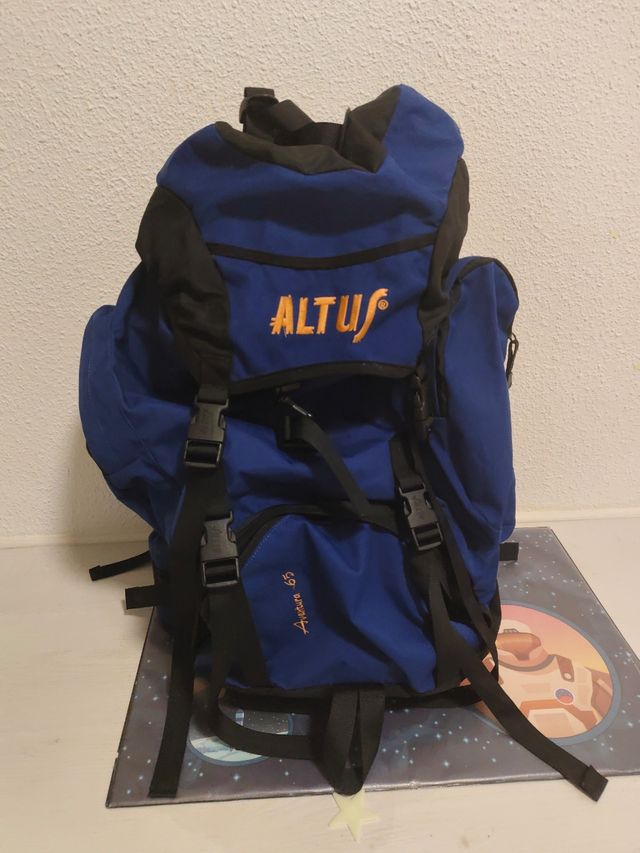 Mochila Montaña Altus Aventura 65L Azul
