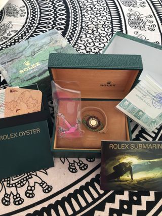 Caja Rolex Oyster Verde