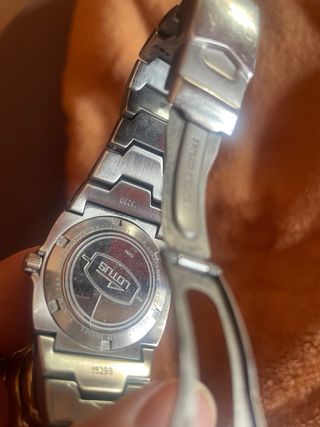 Reloj Lotus acero inoxidable y Azul