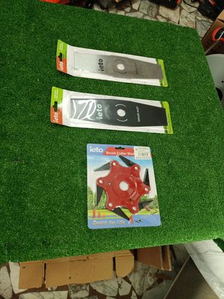 3 lame e disco per decespugliatore Iieto