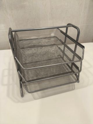Bandeja de documentos metálica