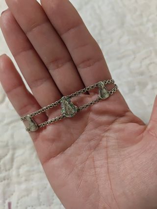Pulsera Plata Virgen del Rocío