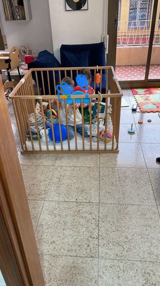 Parque infantil de madera
