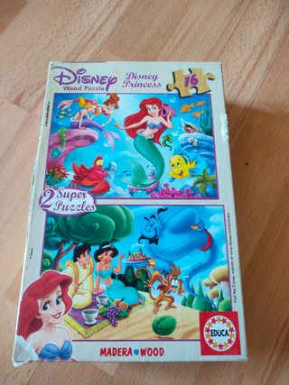 Puzzle Disney Princesas Madera Educa 16 Piezas