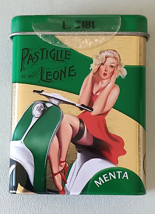 Scatole di latta Pastiglie Leone