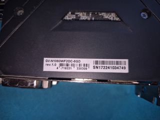 Gigabyte GeForce GTX 1060 WINDFORCE OC 6G