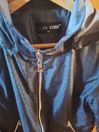 Parka Mujer Ellen Rose Negra Talla 48