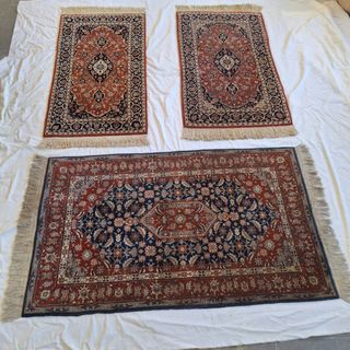Set di 3 tappeti persiani iraniani