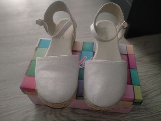 Zapatos niña Bubble Kids talla 34 blancos