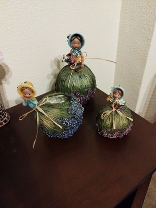 Figuras decorativas de cerámica