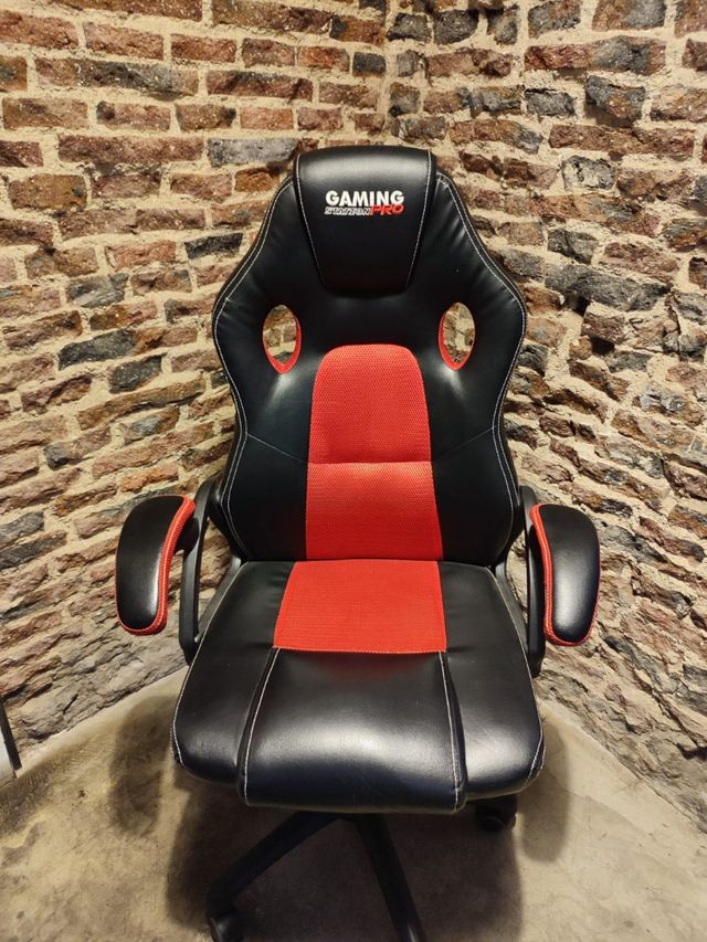 Sillón Gaming Negro y Rojo