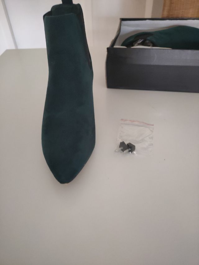 Botas de tacón Azarey verdes