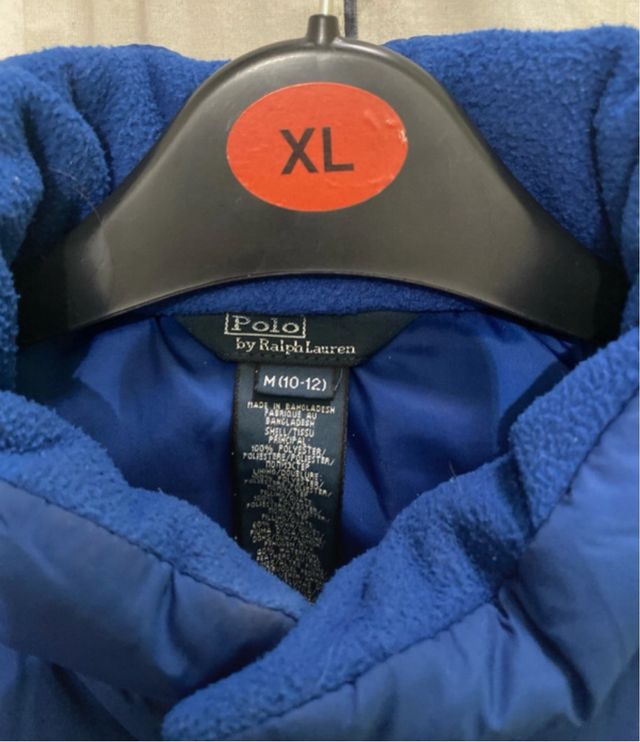 Chaleco Plumas Ralph Lauren Azul