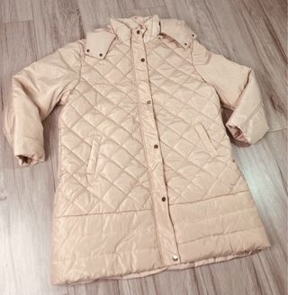 Parka Beige Oversize Nueva Talla 4XL