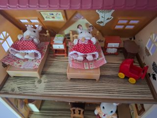 Casa Sylvanian Families conejos 