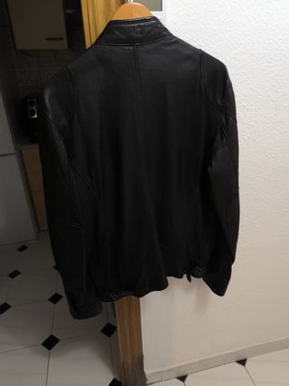 Cazadora de cuero hombre Talla L