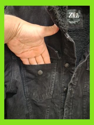 Chaqueta vaquera Zara con forro