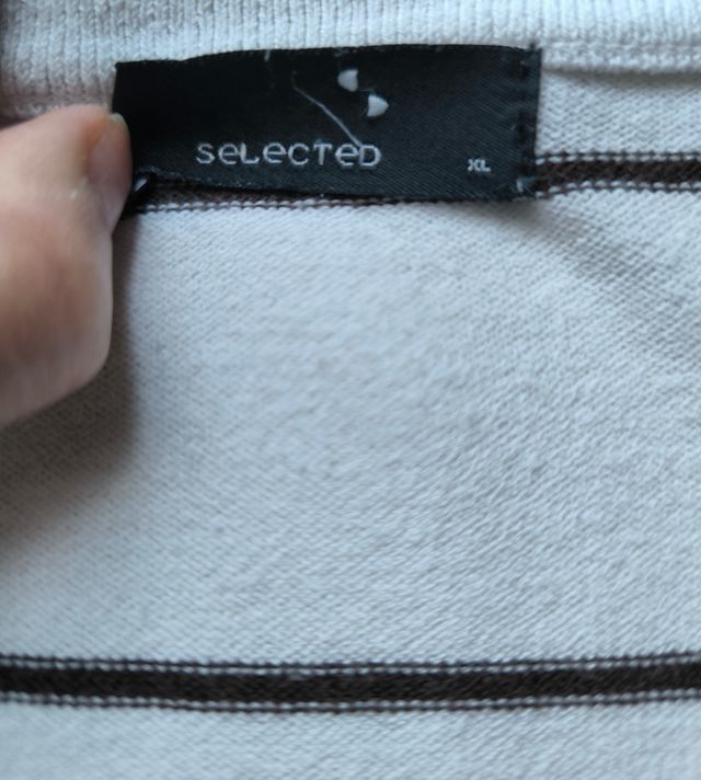 Jersey fino cuello pico rayas