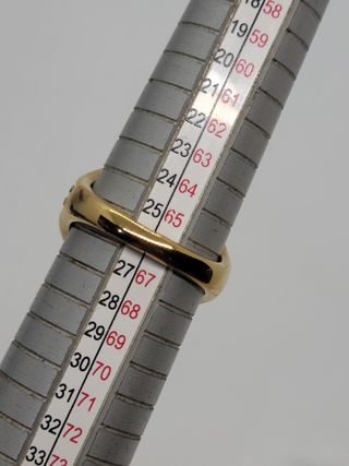 Anillo Herradura Caballo Dorado