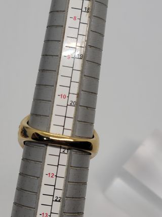 Anillo Herradura Caballo Dorado