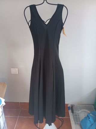Vestido Flamenco Talla 14 Negro talla s