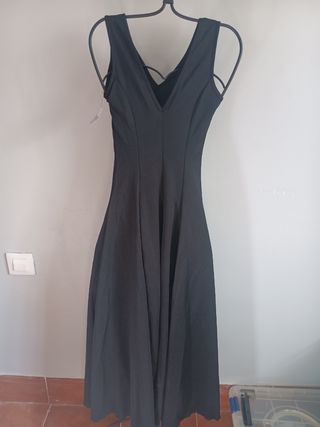 Vestido Flamenco Talla 14 Negro talla s