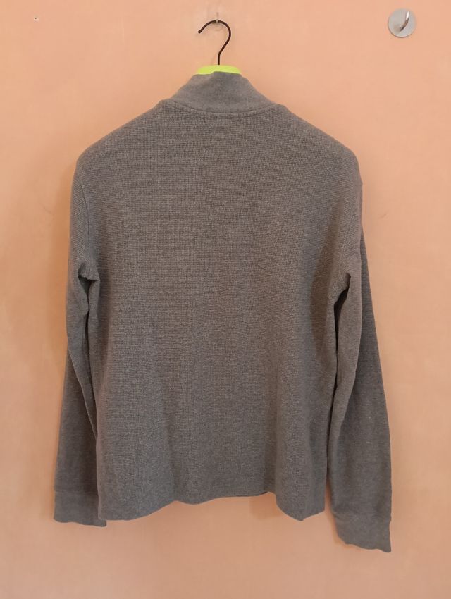 Maglione Ralph Lauren mezza zip grigio XL