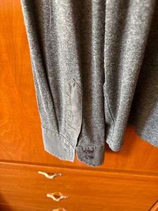 Camisa Genfins Talla 40 Gris con Tachuelas